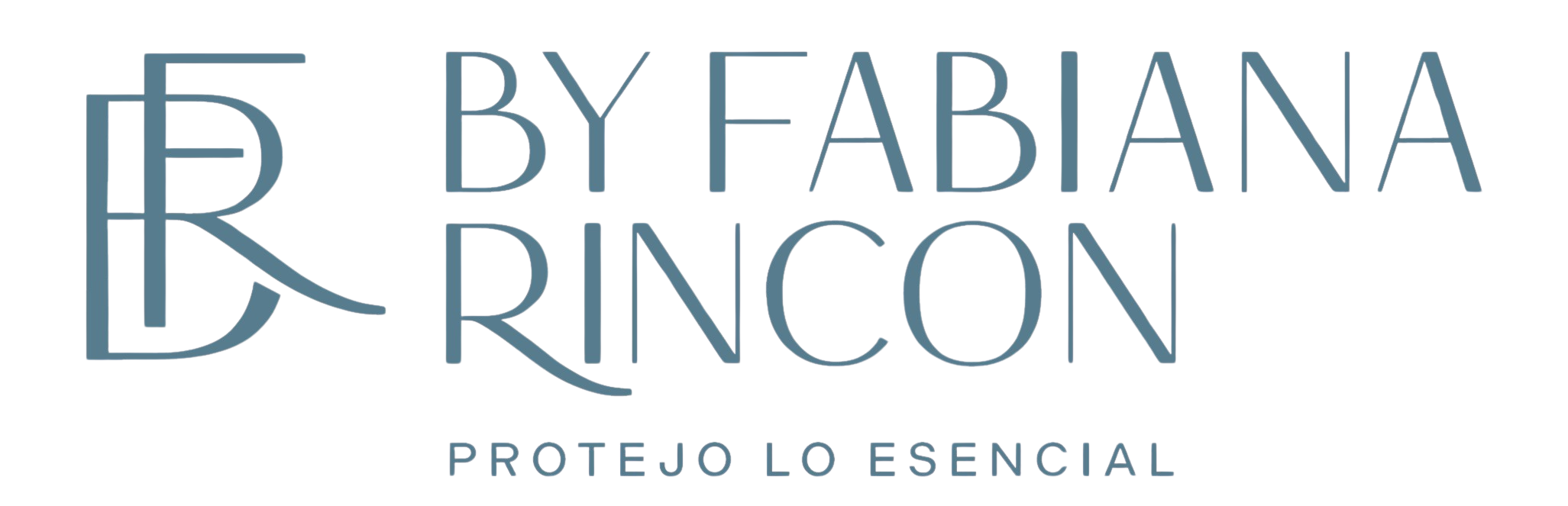 Logotipo By Fabiana Rincón con fondo transparente